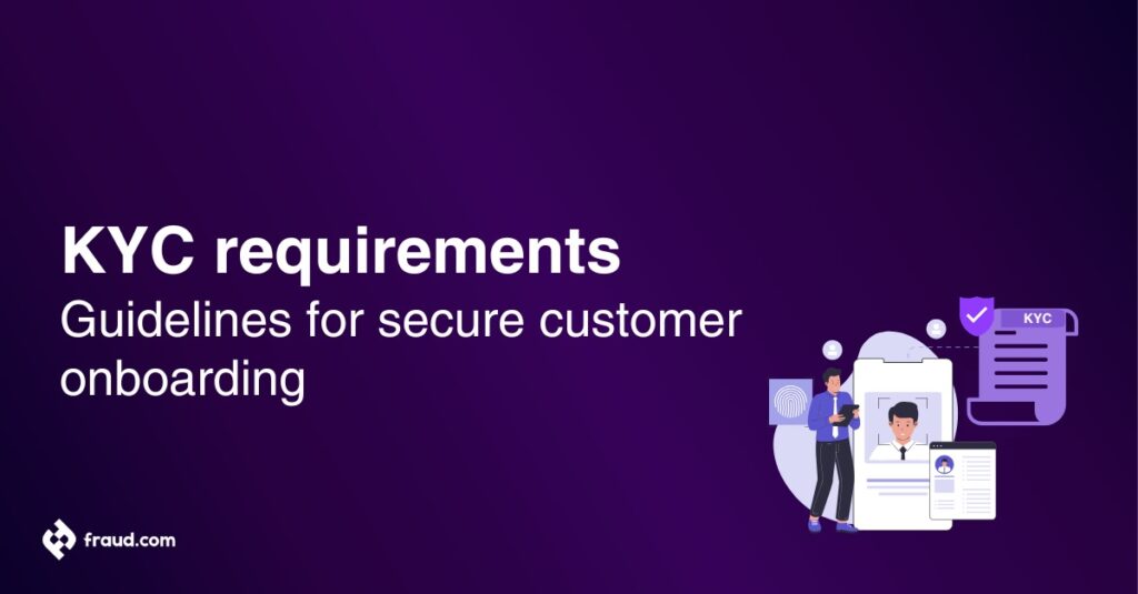 KYC requirements